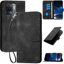 MY Boutique1 Ayrılabilir El Kayışı Kabartmalı Kelebek ile Oppo A94 4g Için Flip Case (Yurt Dışından)