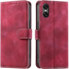 MY Boutique1 Sony Xperia 10 Vı Için Flip Case Manyetik Pu Deri Bilek Kayışı Kickstand (Yurt Dışından)