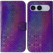 MY Boutique1 Oneplus Nord 4 Için Flip Case Cüzdan Kılıf Glitter Renkli Standı Tutucu Pu (Yurt Dışından)