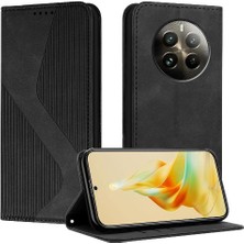 MY Boutique1 Realme 12 Pro 5g Cüzdan Kickstand Pu Deri Manyetik Kart Yuvaları Için Kılıf (Yurt Dışından)