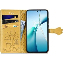 MY Boutique1 Oneplus Ce 4 Lite Için Kılıf Darbeye Kapak Kapak Karikatür Hayvanlar Deri (Yurt Dışından)