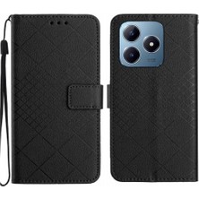 MY Boutique1 Realme C63 Elmas Kabartmalı Manyetik Kapak Için Flip Case Cüzdan Pu Deri (Yurt Dışından)