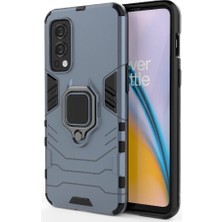 MY Boutique1 Oneplus Nord 2 5g Askeri Sınıf Metal Için Halka Araba Dağı Kickstand Kılıf (Yurt Dışından)