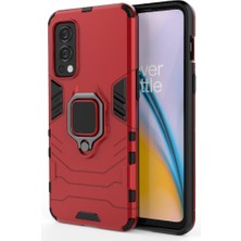 MY Boutique1 Oneplus Nord 2 5g Askeri Sınıf Metal Için Halka Araba Dağı Kickstand Kılıf (Yurt Dışından)