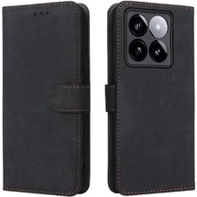 MY Boutique1 Xiaomi 14T Pro Flip Folio Cüzdan Manyetik Kapatma Pu Deri Kart (Yurt Dışından)