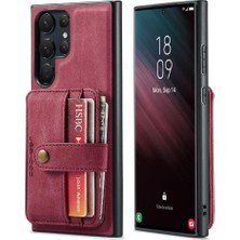 MY Boutique1 Galaxy S23 Ultra Rfıd Engelleme Cüzdan Kablosuz Şarj Için Kılıf (Yurt Dışından)