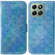 MY Boutique1 Onur X6B Glitter Renkli Standı Tutucu Cüzdan Kılıf Premium Için Flip Case (Yurt Dışından)