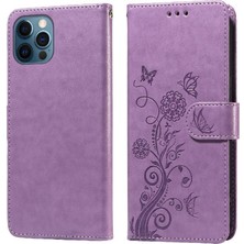 MY Boutique1 IPhone 13 Pro Max Cardyuvaları Çiçek Flip Deri Için Flip Case (Yurt Dışından)