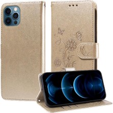 MY Boutique1 IPhone 13 Pro Max Cardyuvaları Çiçek Flip Deri Için Flip Case (Yurt Dışından)