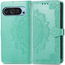 MY Boutique1 Google Piksel 9 Pro Xl Için Flip Case Zarif Desen Darbeye Basit (Yurt Dışından)