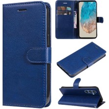 MY Boutique1 Galaxy M35 Klasik Düz Renk Yüksek Kaliteli Deri Için Flip Case (Yurt Dışından)