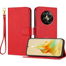 MY Boutique1 Realme 12 Artı Cüzdan Flip Için Telefon Kılıfı Folio Kart Yuvaları Tutucu Pu (Yurt Dışından)