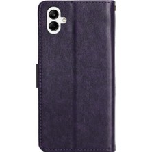 MY Boutique1 Galaxy A06 Kickstand Kart Tutucu Pu Deri Bilek Için Flip Case (Yurt Dışından)