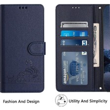 MY Boutique1 Huawei P30 Lite Için Kılıf Cüzdan Kapak Çevirin Kart Yuvası Tutucu Kickstand Kedi (Yurt Dışından)