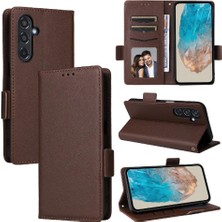 MY Boutique1 Samsung Galaxy M35 5g Pu Deri Manyetik Yan Toka Kart Için Flip Case (Yurt Dışından)