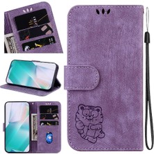 MY Boutique1 Oneplus Nord 4 Için Kılıf Kabartmalı Sevimli Kaplan Flip Folio Tutucu Kapak Kılıf (Yurt Dışından)