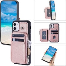 MY Boutique1 Cüzdan Kılıf IPhone 12 Için Kickstand 3 Büyük Kart Pu Deri Flip Folio (Yurt Dışından)