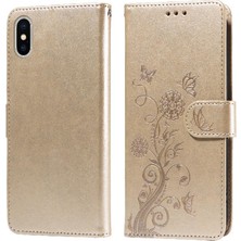 MY Boutique1 IPhone x Için Flip Case/xs Flip Çiçek Cardyuvaları Deri (Yurt Dışından)