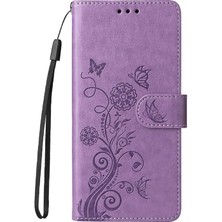 MY Boutique1 IPhone 16 Için Flip Case Pro Max Çiçek Cardyuvaları Deri Flip (Yurt Dışından)