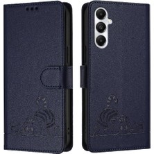 MY Boutique1 Galaxy A05S 4g Için Kılıf Cüzdan Kapak Çevirin Kart Yuvası Tutucu Kedi (Yurt Dışından)