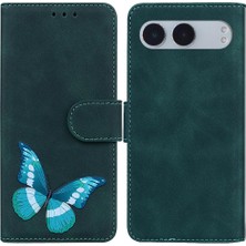 MY Boutique1 Oneplus Nord 4 Için Flip Case Kelebek Flip Folio Kapak Kart Yuvaları Renk (Yurt Dışından)