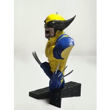 Eselya 3D Marvel Wolverine Büst FIGÜR-12CM