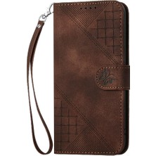 MY Boutique1 Onur X50 Için Flip Case Ayrılabilir El Kayışı ile Kabartmalı Kelebek ve (Yurt Dışından)