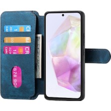 MY Boutique1 Galaxy A35 5g Için Flip Case Cüzdan Kart Standı Retro Mıknatıs (Yurt Dışından)