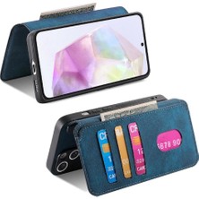 MY Boutique1 Galaxy A35 5g Için Flip Case Cüzdan Kart Standı Retro Mıknatıs (Yurt Dışından)