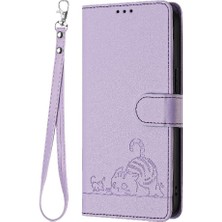 MY Boutique1 Huawei P40 Için Kılıf Cüzdan Kapak Çevirin Kedi Rfıd Kart Yuvası Tutucu Kickstand (Yurt Dışından)