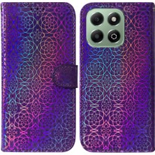 MY Boutique1 Onur X6B Glitter Renkli Standı Tutucu Cüzdan Kılıf Premium Için Flip Case (Yurt Dışından)