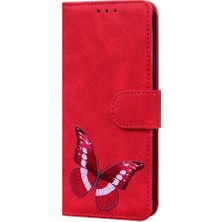 MY Boutique1 Oneplus Nord 4 Için Flip Case Kelebek Flip Folio Kapak Kart Yuvaları Renk (Yurt Dışından)