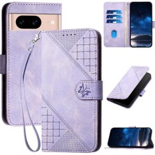 Mays Boutique El ile Google Piksel 8A Yüksek Kaliteli Deri Telefon Kılıfı Için Flip Case (Yurt Dışından)