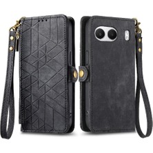 Mays Boutique Oneplus Nord 4 Için Flip Case Deri Kılıf Kapak Kapak Basit Iş (Yurt Dışından)