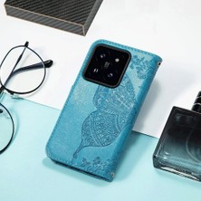 Mays Boutique Xiaomi 14T Pro Iş Için Çok Renkli Kanat Kelebek Cüzdan (Yurt Dışından)