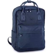 Nas Bag Unisex Sırt ve El Çantası Büyük Boy Su Geçirmez Sırt Çantası (29X40 cm ) Lacivert