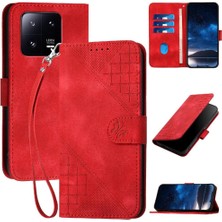 Mays Boutique Xiaomi 13 Pro Için Flip Case Kabartmalı Kelebek Yüksek Kaliteli Deri Telefon (Yurt Dışından)