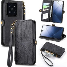 Mays Boutique Xiaomi 14T Pro Için Flip Case Cüzdan Kapak Çevirin Deri Kılıf Basit (Yurt Dışından)