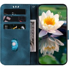 Mays Boutique Xiaomi Poco X6 Pro 5g Için Flip Case Kickstand Kabartma Lotus Çiçek (Yurt Dışından)