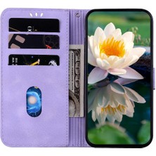 Mays Boutique Xiaomi 12/12X Kickstand Manyetik Kickstand Kabartma Lotus Için Flip Case (Yurt Dışından)