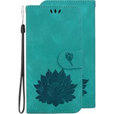 Mays Boutique Xiaomi 12/12X Kickstand Manyetik Kickstand Kabartma Lotus Için Flip Case (Yurt Dışından)