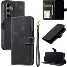 Mays Boutique Samsung Galaxy S24 Artı Pu Deri Kickstand Cüzdan Kartı Için Flip Case (Yurt Dışından)