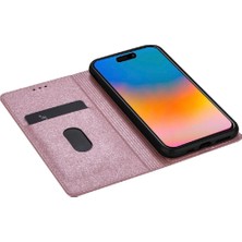 Mays Boutique IPhone 16 Için Glitter Flip Case Artı Pu Deri Kart Tutucu Manyetik Kapak (Yurt Dışından)