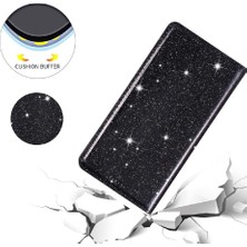 Mays Boutique Glitter Flip Case IPhone 15 Pro Max Flip Case Cüzdan Kart Tutucu Pu (Yurt Dışından)