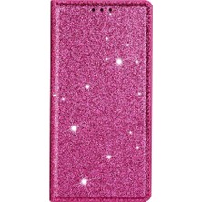 Mays Boutique IPhone 16 Için Glitter Flip Case Kart Tutucu Flip Case Cüzdan Pu Deri (Yurt Dışından)