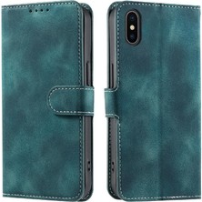 Mays Boutique IPhone Xs Max Manyetik Cüzdan Kart Yuvaları Için Flip Case Bilek Kayışı Pu (Yurt Dışından)