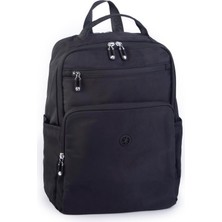 Nas Bag Unisex Büyük Boy Su Geçirmez (Waterproof)  Hafif Sırt Çantası Siyah