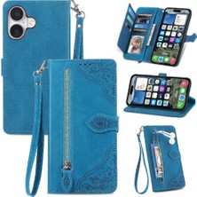 Mays Boutique IPhone 16 Için Flip Case Artı Cüzdan Çok Renkli Çoklu Kart Yuvası Iş (Yurt Dışından)