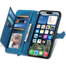 Mays Boutique IPhone 16 Için Flip Case Artı Cüzdan Çok Renkli Çoklu Kart Yuvası Iş (Yurt Dışından)