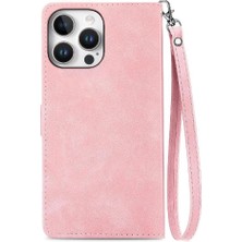 Mays Boutique IPhone 16 Pro Için Flip Case Çok Renkli Kapak Fermuar Tarzı Cüzdan Yuvası (Yurt Dışından)